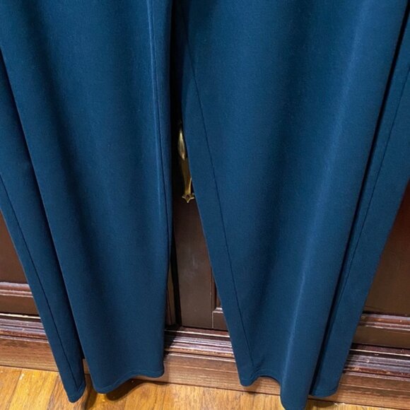 Max Studio vintage plus size 2X teal wide leg Women's Pants - Picture 7 of 15